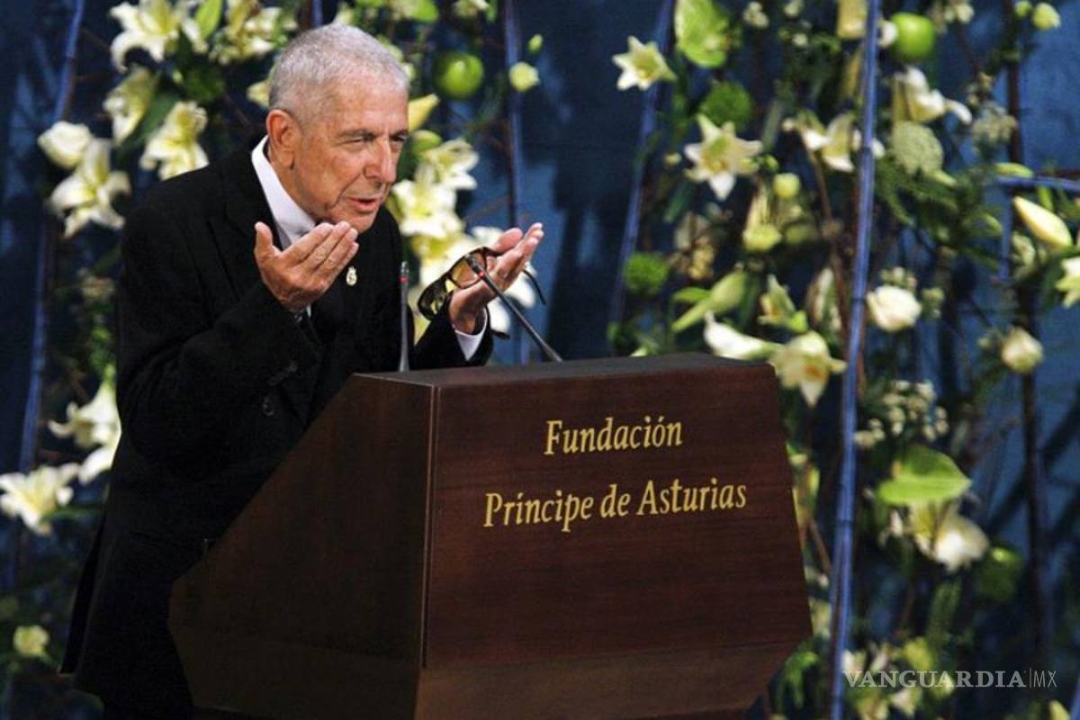 Discurso completo de Leonard Cohen en los Premios Príncipe de Asturias