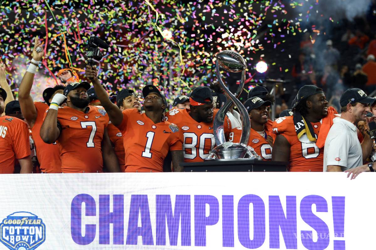 Clemson es el primer invitado al Campeonato del College Football Playoff