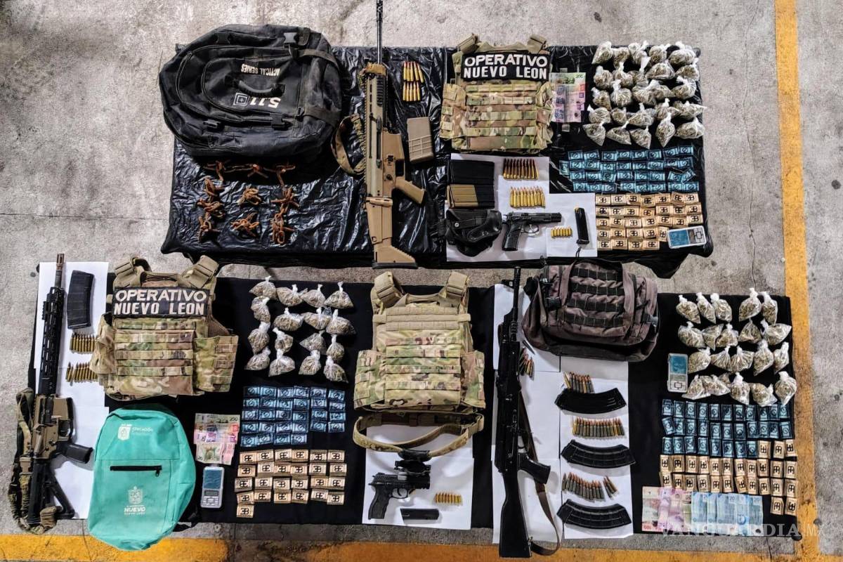 Vinculan por delitos contra la salud a tres detenidos en brecha de Aramberri, Nuevo León