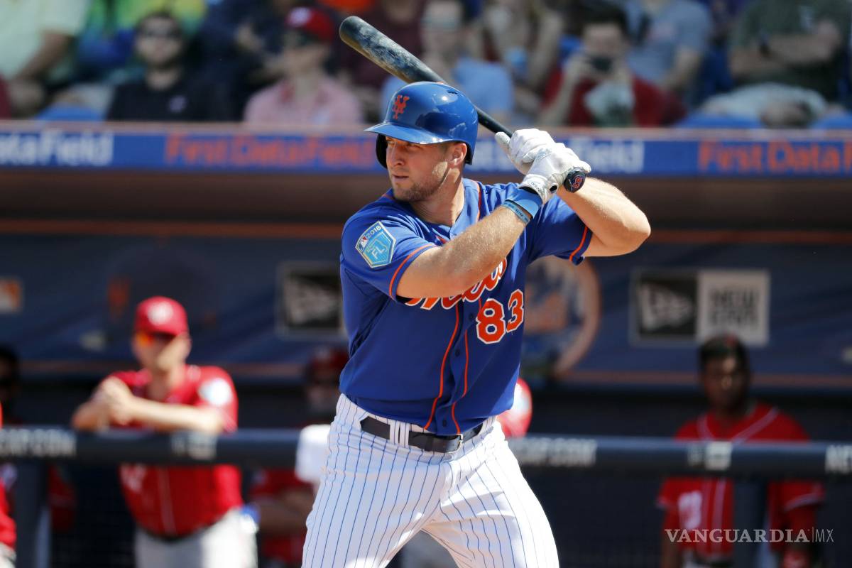 ¡Turno al bate! Tim Tebow se prueba con los Mets
