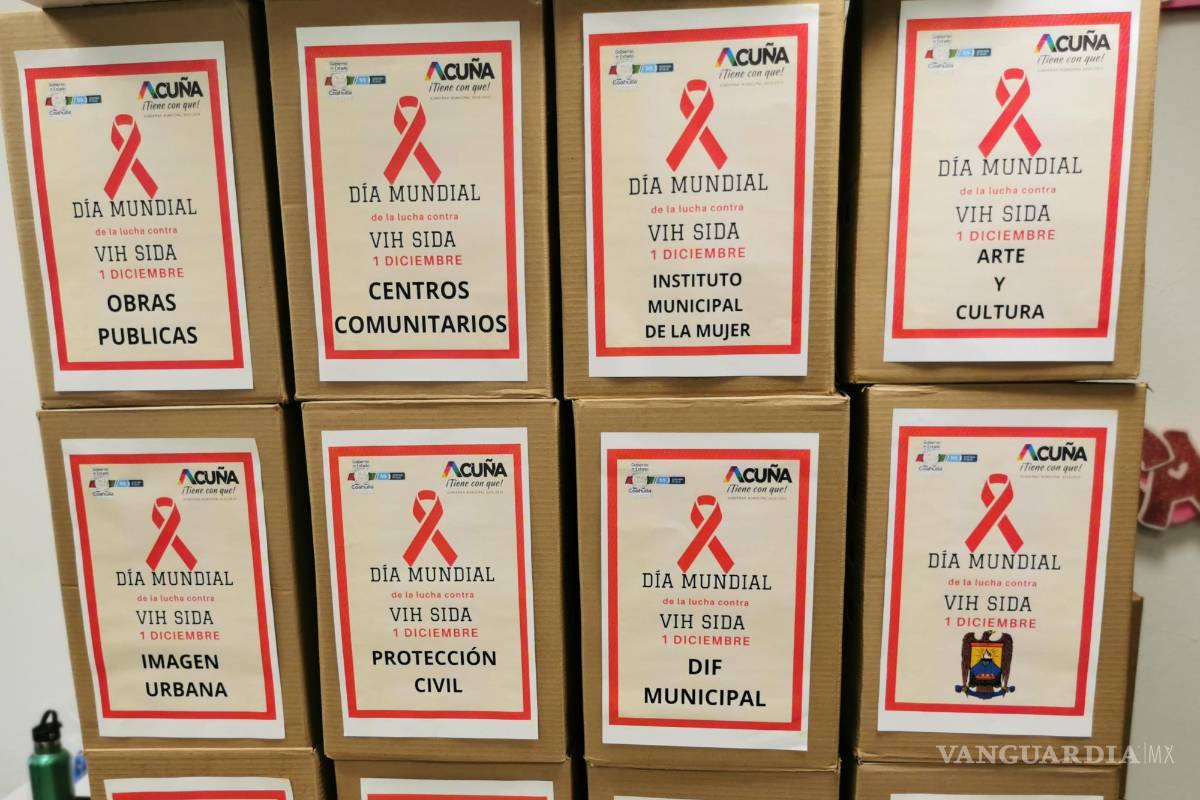 Reparten en Acuña 40 mil condones, en el marco del Día Mundial de la Lucha contra el VIH