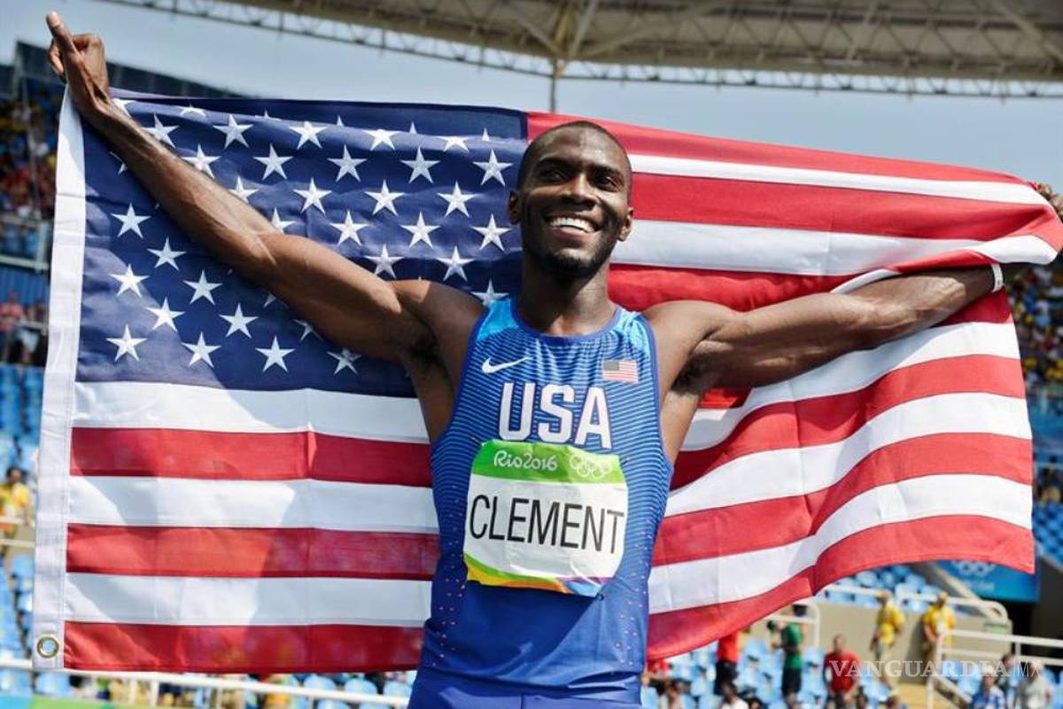 Kerron Clement logra, al fin, su primer oro olímpico en 400 m vallas