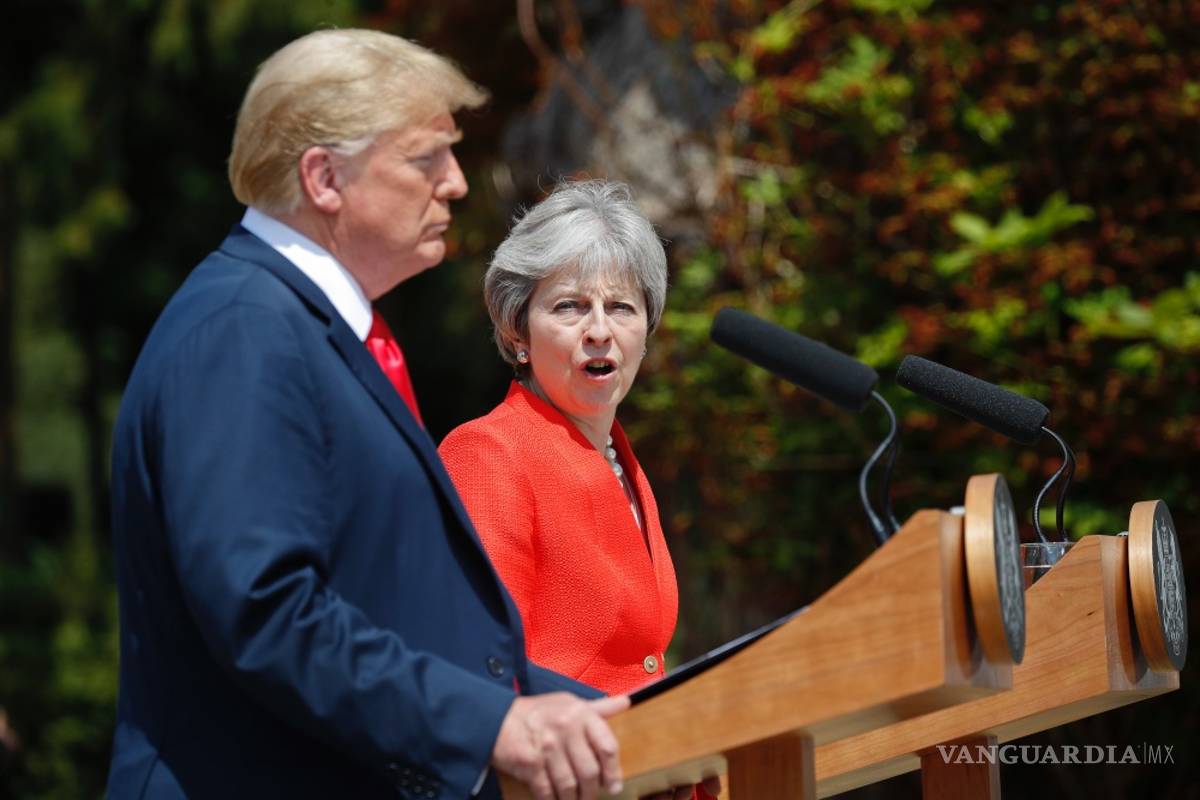 En entrevista con el diario The Sun Trump acusa a Theresa May de “destrozar” el Brexit