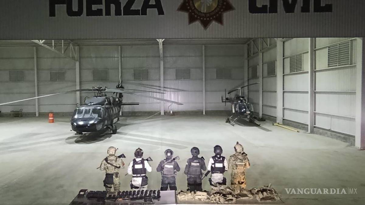 Equipo táctico y un arsenal es asegurado en Bustamante, Nuevo León