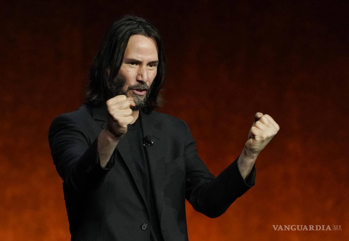 $!Keanu Reeves presentó John Wick 4: Vengeance, en el evento de Lionsgate, en el Caesars Palace de Las Vegas