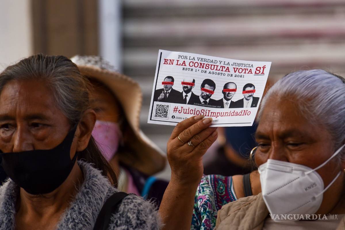 Consulta ciudadana para enjuiciar a expresidentes mexicanos en cinco puntos