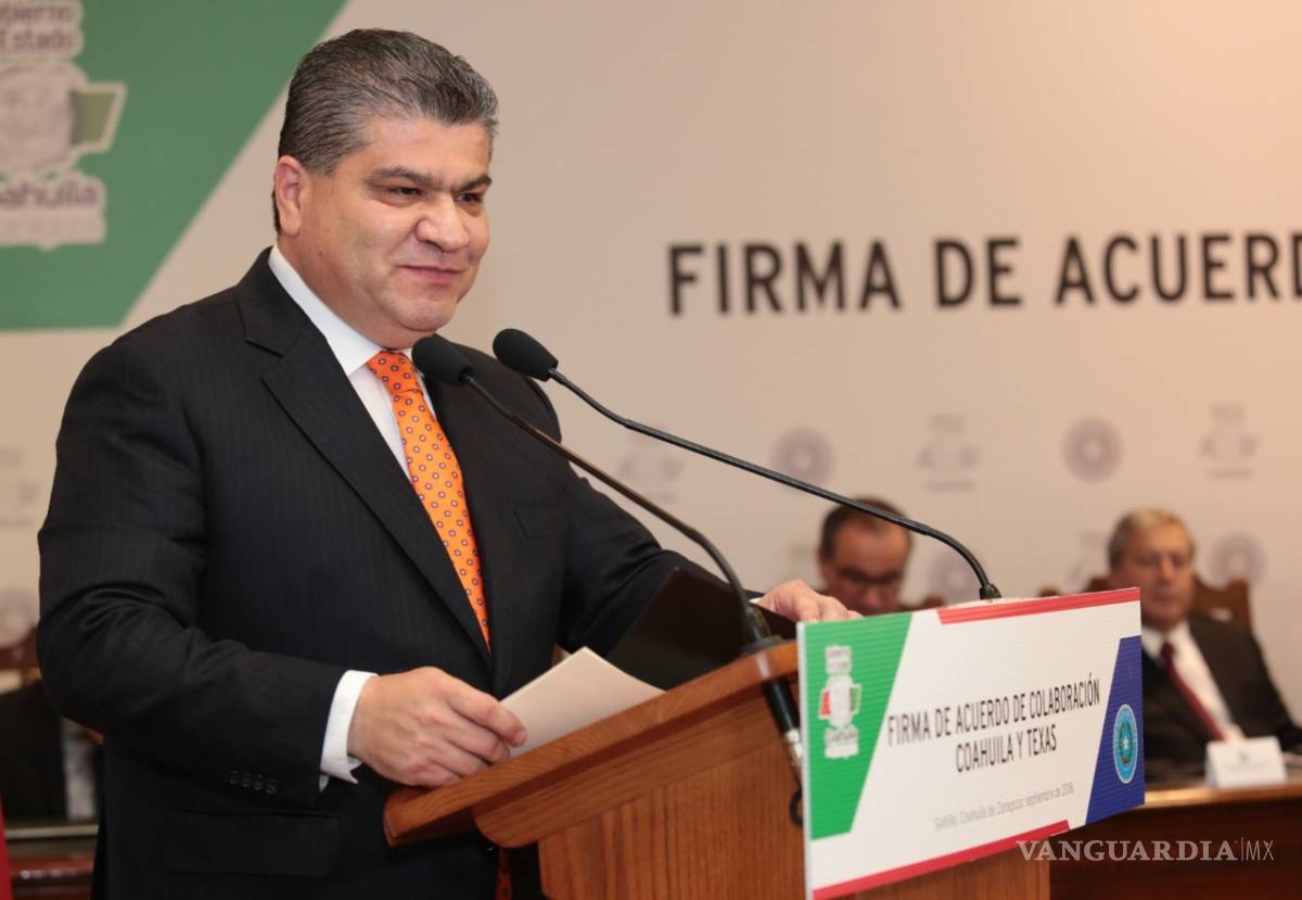 $!Firma Miguel Riquelme convenio de colaboración de seguridad, comercio y educación con Texas
