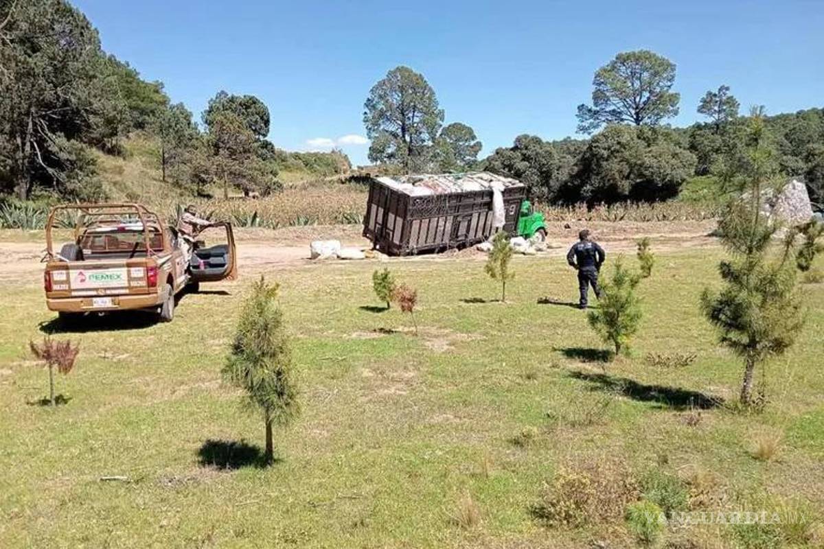 Hallan pipas de gas LP abandonadas en Tlaxcala disfrazadas para evitar inspección