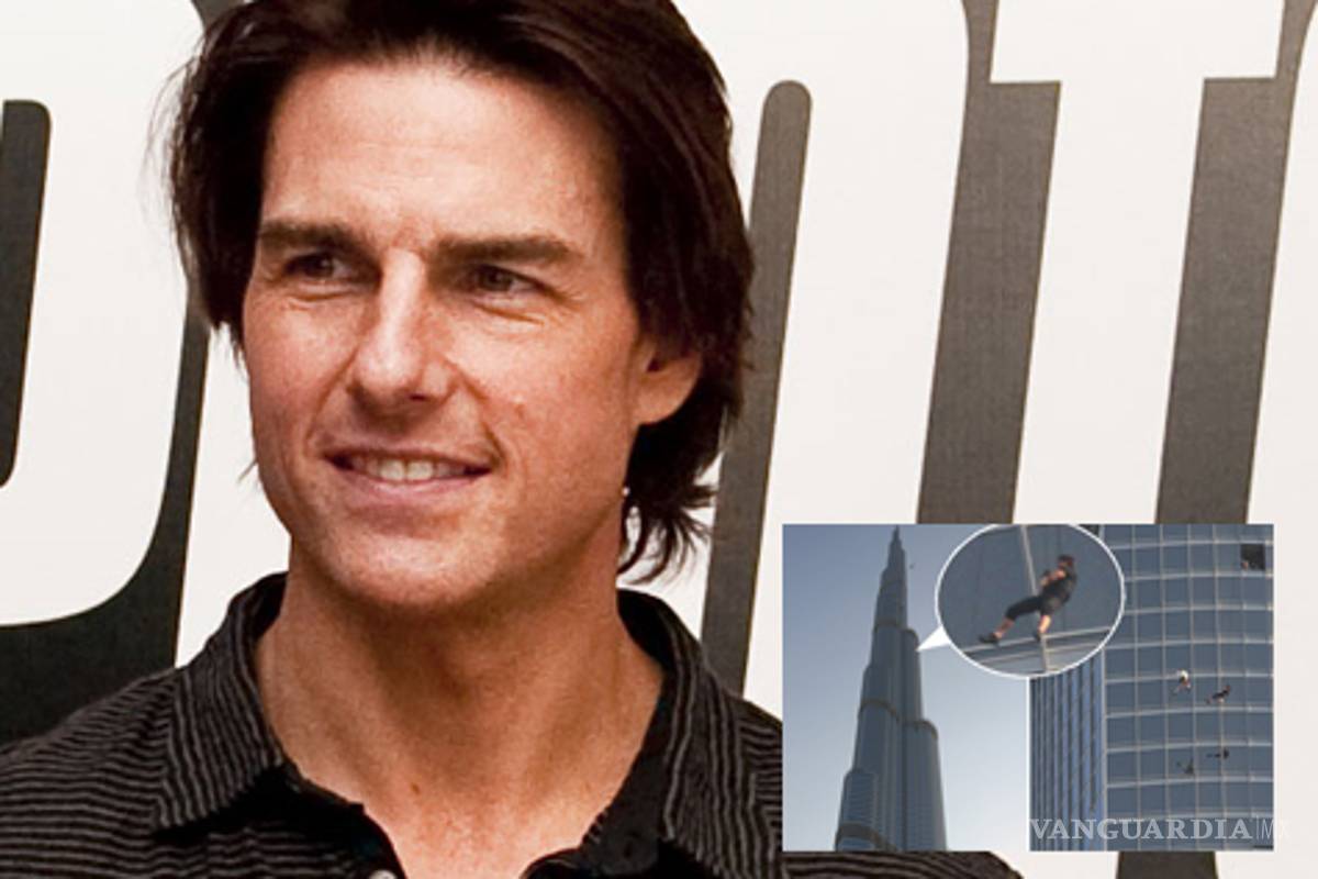 Tom Cruise se cuelga de rascacielos en Dubai para Misión Imposible
