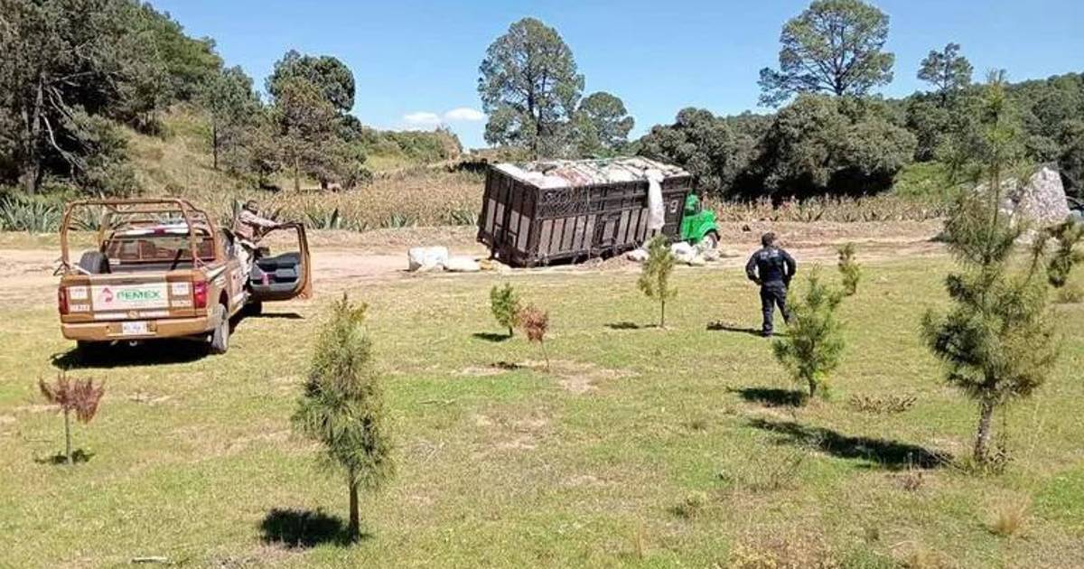 Hallan pipas de gas LP abandonadas en Tlaxcala disfrazadas para evitar inspección