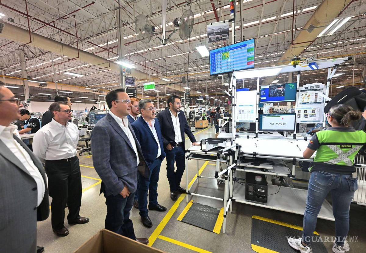 $!El gobernador Manolo Jiménez Salinas destacó que Coahuila continúa atrayendo inversiones internacionales gracias a factores como seguridad, estabilidad laboral e infraestructura industrial.
