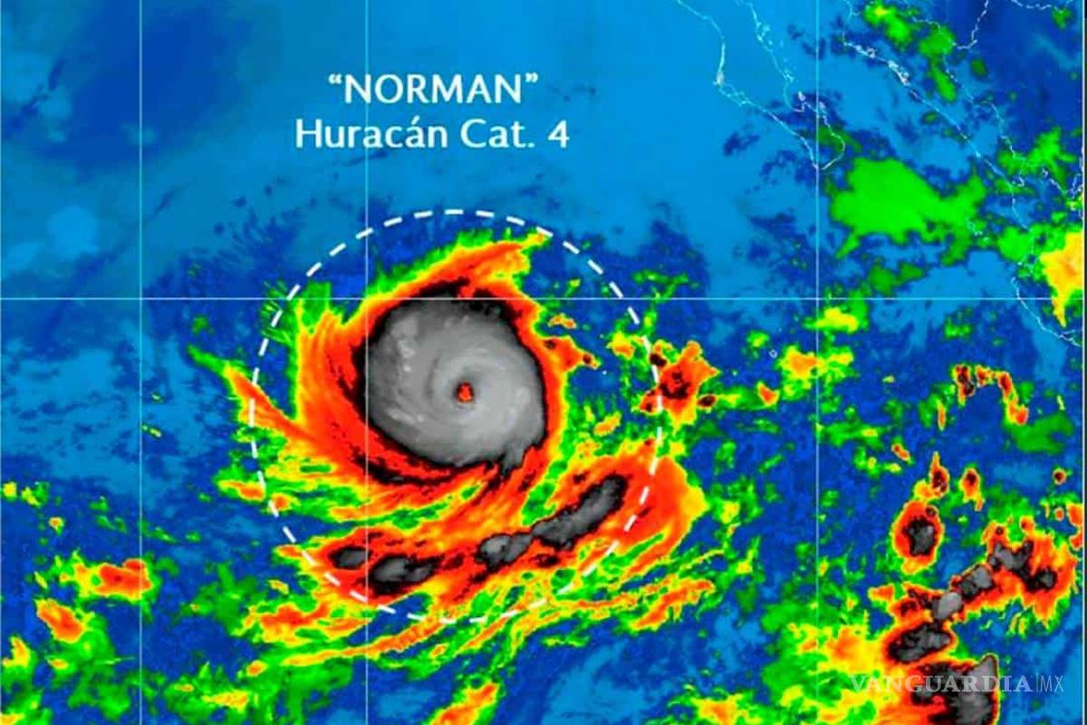 ‘Norman’ es categoría 4; no afectará a México