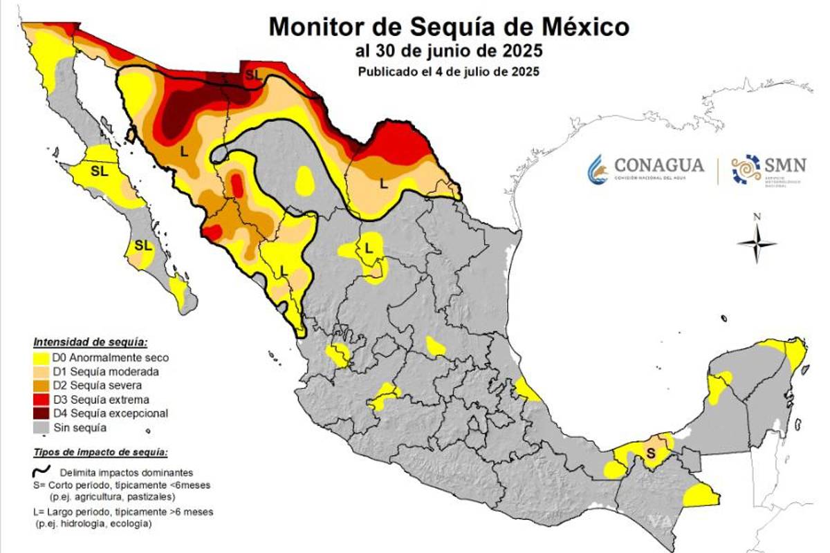 $!Coahuila tiene una de las cuatro zonas que reportan un largo periodo bajo sequía; el caso extremo es Ocampo.