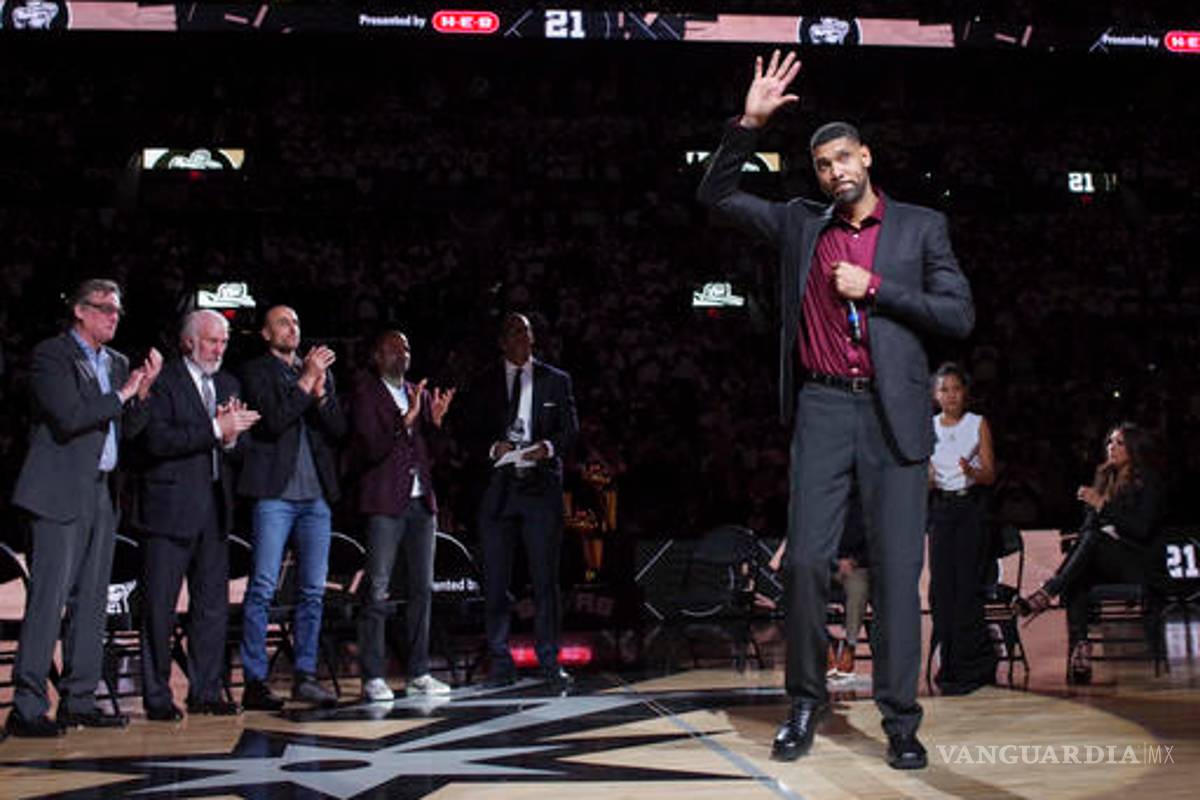 Spurs retira el 21 de Tim Duncan