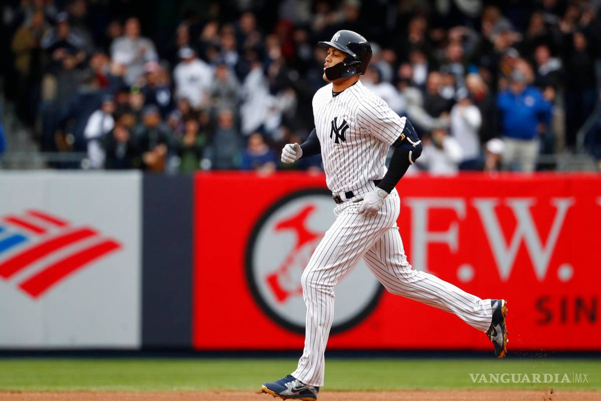 $!Las tres torres de Yanquis ya causan estragos a sus rivales; jonronean en el mismo partido ante los Rays