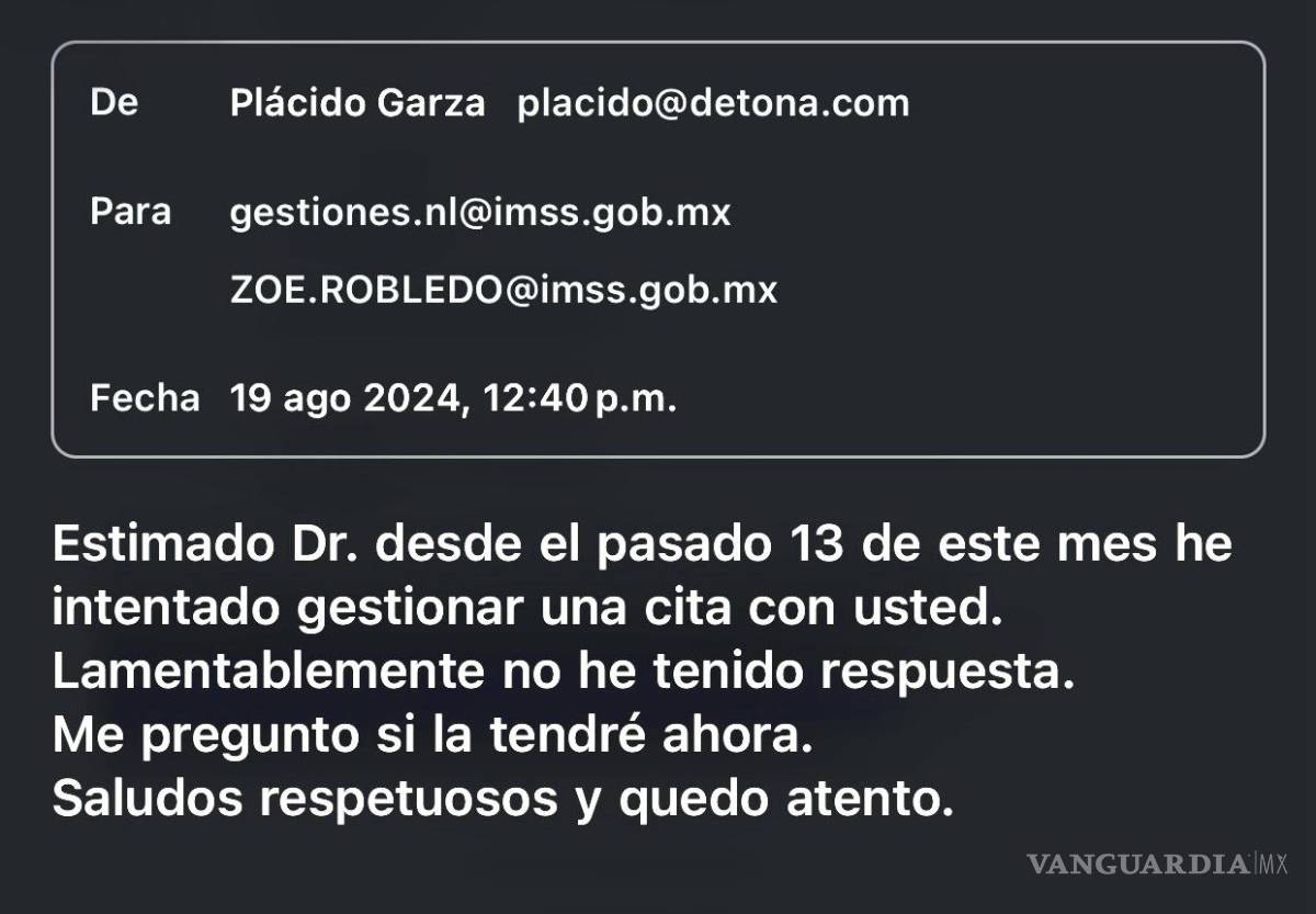 $!Plácido Garza detona el resultado de una investigación periodística al interior del Seguro Social.