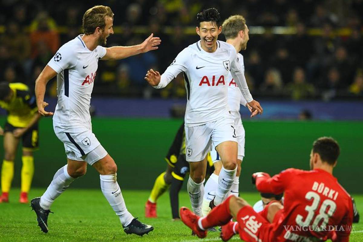 Tottenham asegura primer lugar de grupo en la Champions League