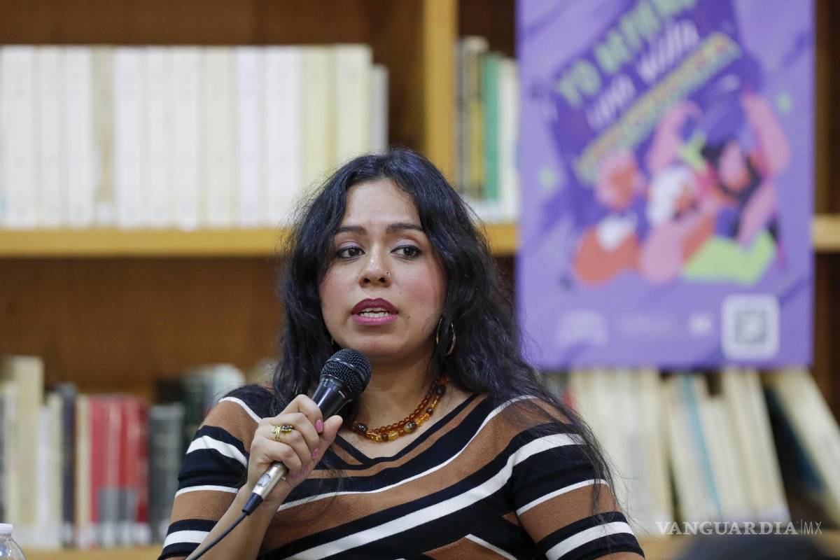 $!La representante de Espacio OSC, Paola Pacheco, durante el lanzamiento de la campaña ‘Proteger la Dignidad’ en Ciudad de México.