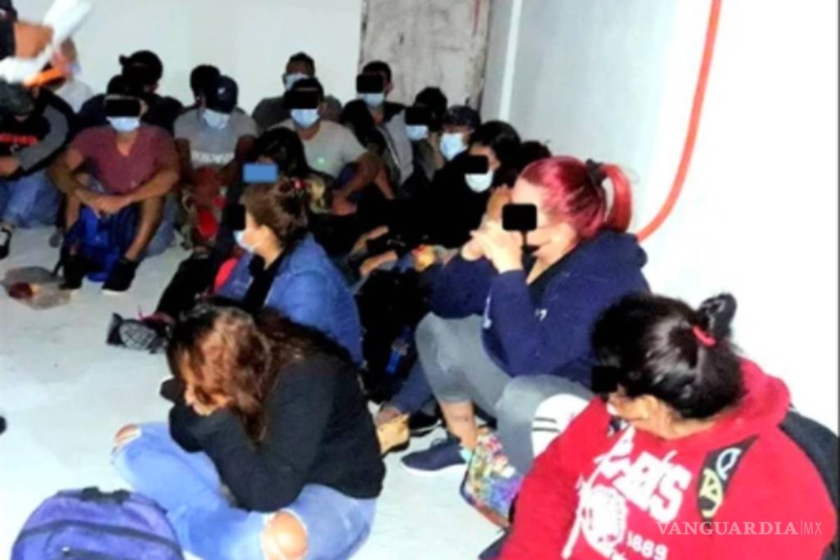 Encuentran a 53 migrantes en NL llevaban 3 días hacinados y sin comer