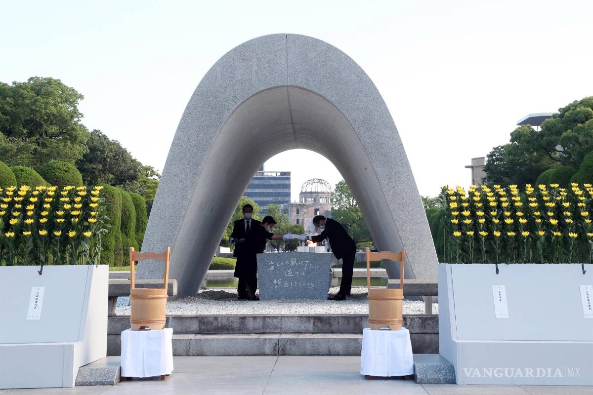 Hiroshima conmemora 76 años de la bomba atómica, pide al COI un minuto de silencio
