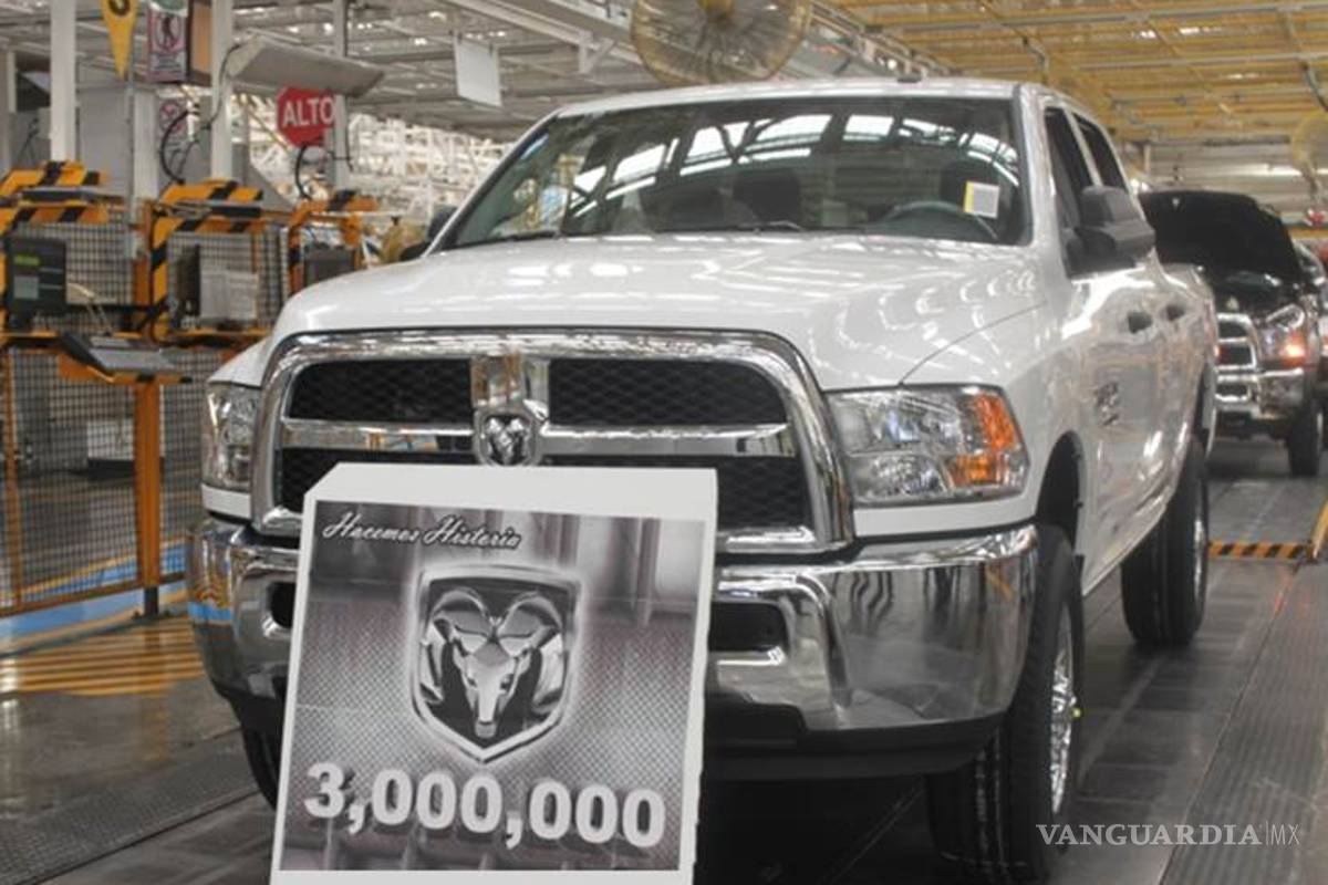FCA México celebra la producción de la unidad Ram 3,000,000 en Saltillo