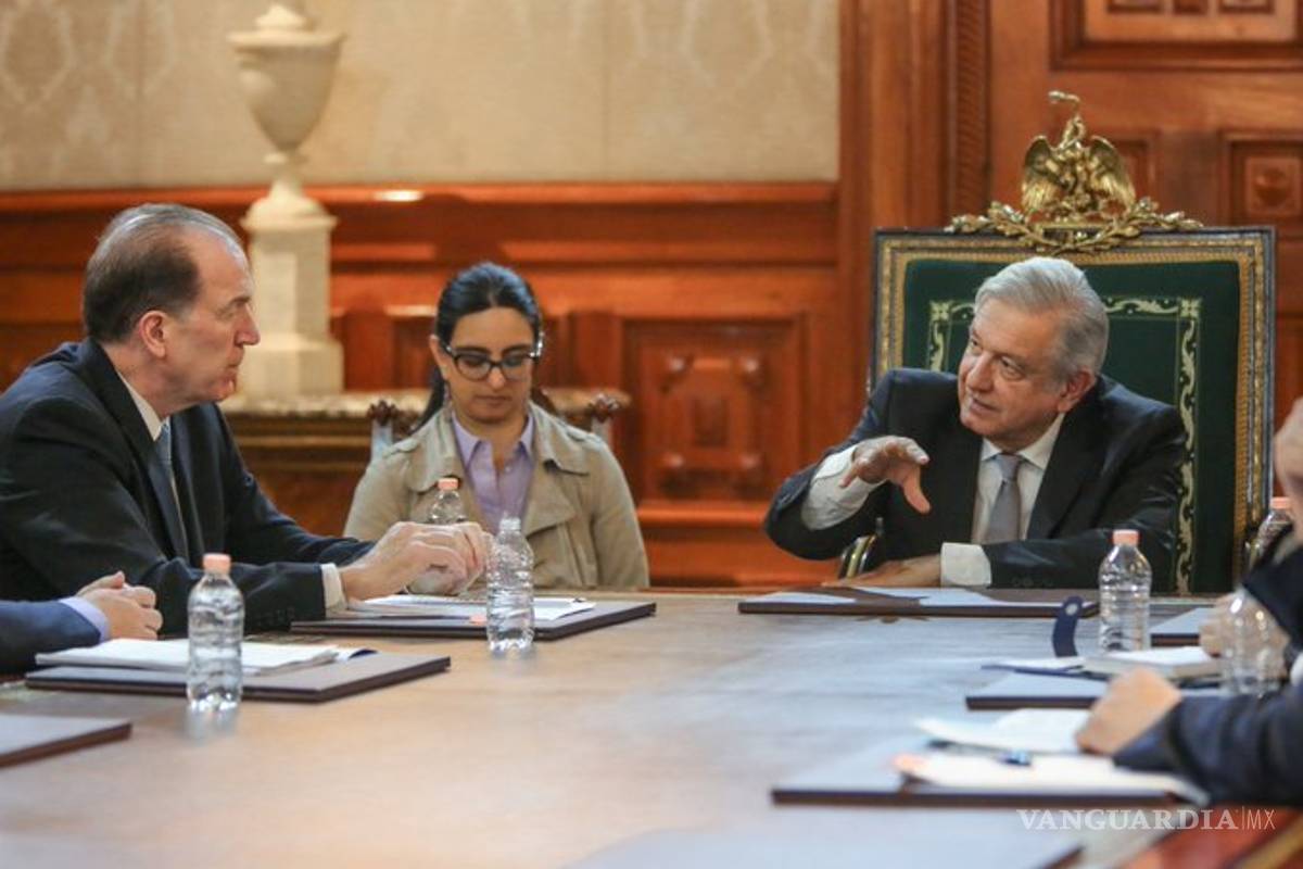 Se reúne AMLO con presidente del Banco Mundial; acuerdan trabajar en proyectos de desarrollo