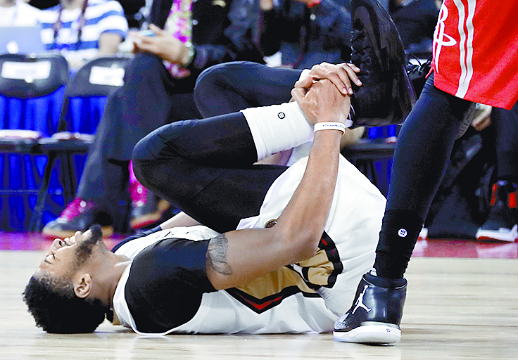 Pelicans en drama por lesión de Davis