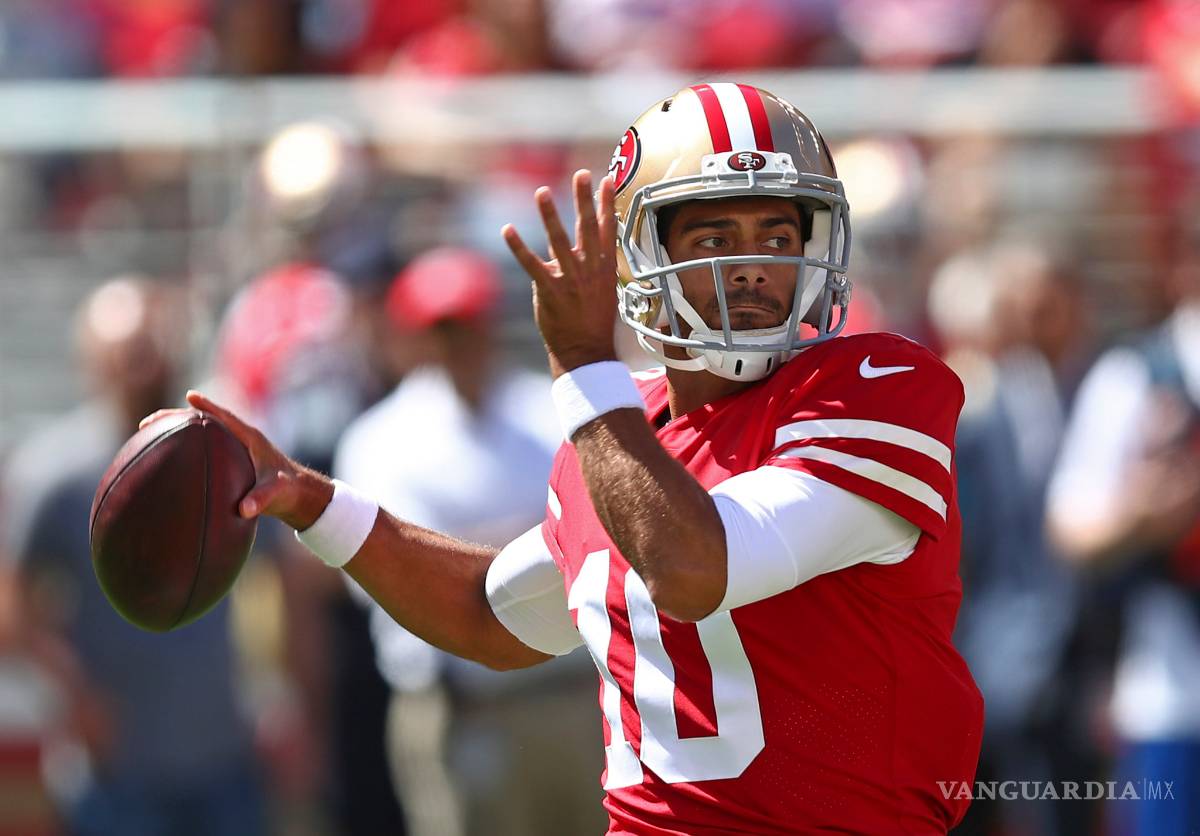$!Garoppolo se prepara para su duelo ante Chiefs ganando a los Lions