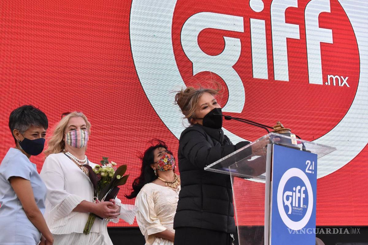 María Rojo es homenajeada con el premio “La musa” en el Festival de Cine de Guanajuato