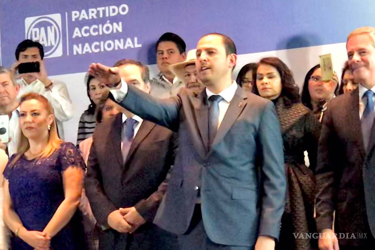 Marko Cortés toma protesta como nuevo líder nacional del PAN