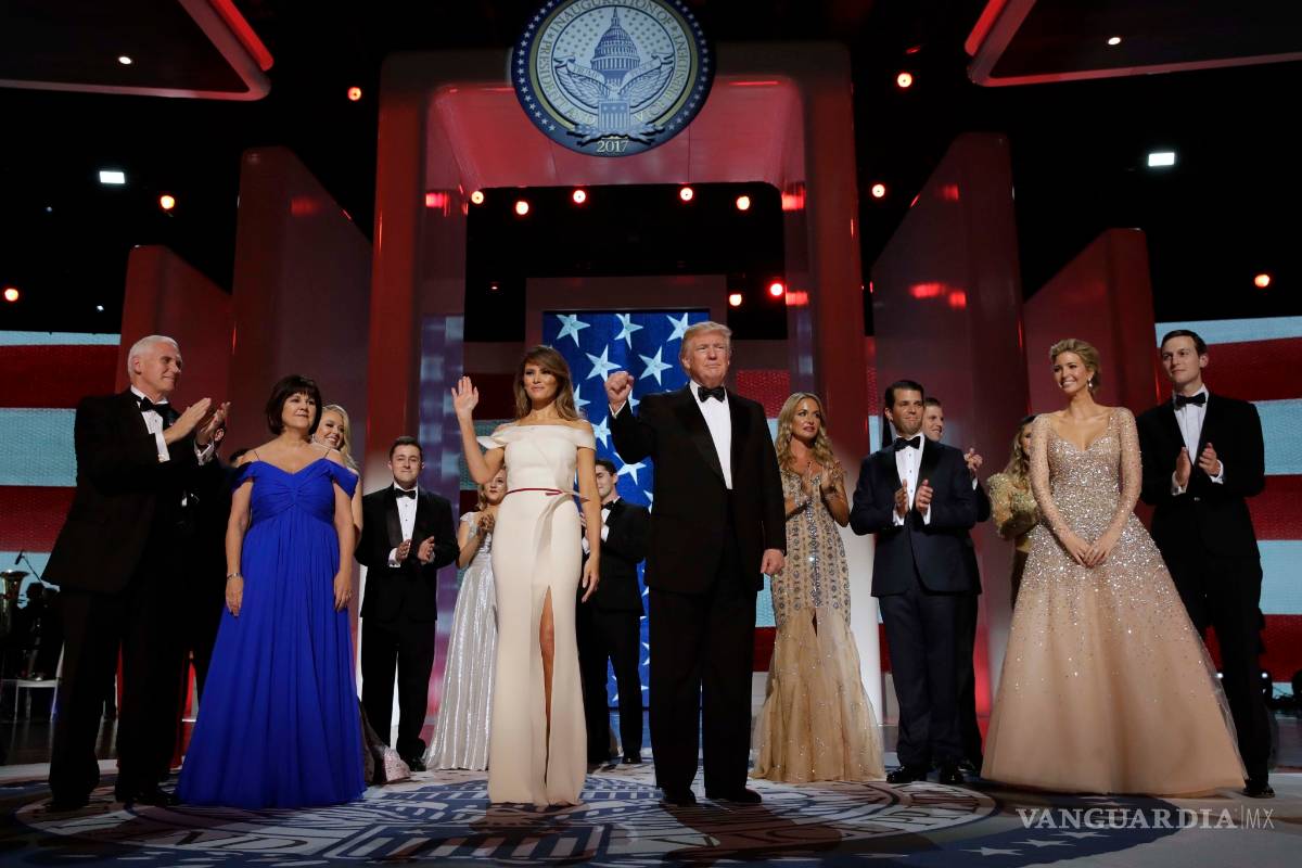 Así disfrutó la familia de Trump su llegada a la Casa Blanca