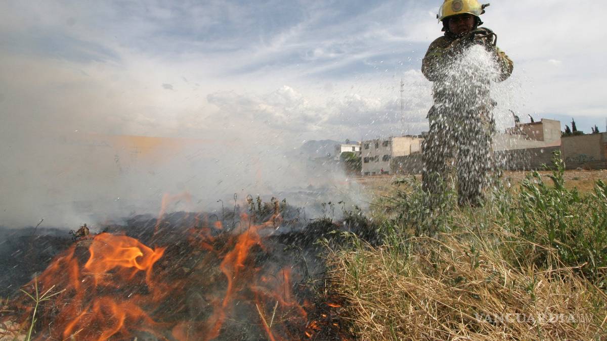 En Saltillo reportan 18 incendios al día en esta temporada decembrina