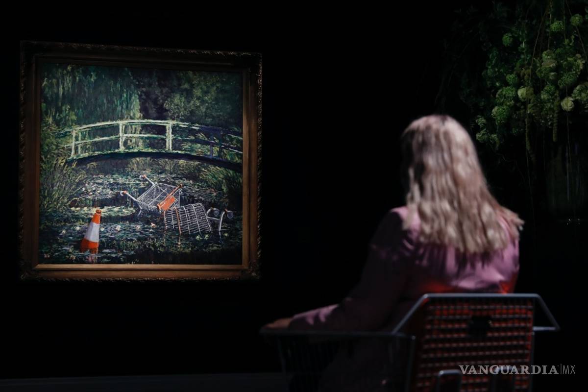 Show Me the Monet de Banksy se subasta por casi 10 millones de dólares
