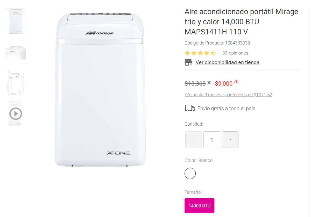 $!Venta nocturna de Liverpool 2024: Estos son los aires acondicionados mini split con mejor oferta para este fin de semana