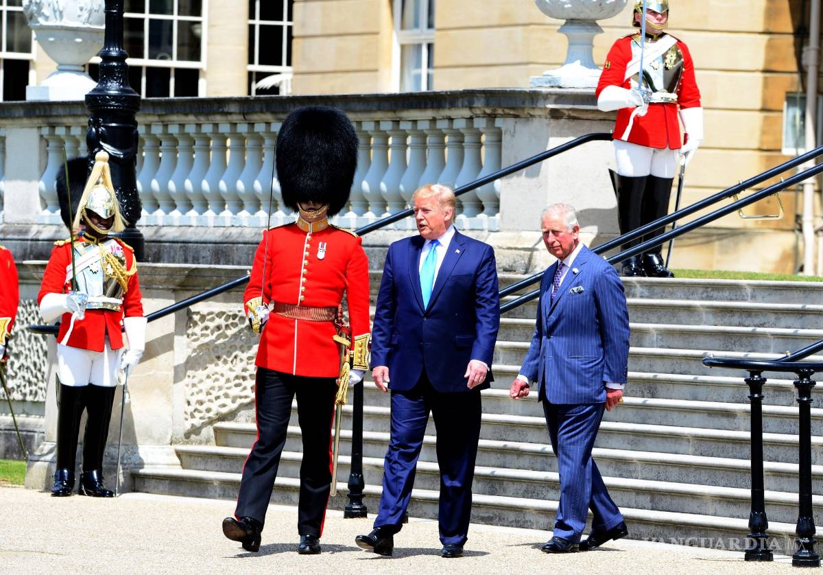 $!Inicia Trump en Londres su visita de Estado criticando al alcalde Sadiq Khan