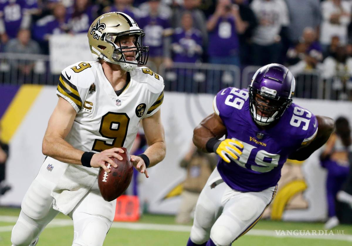 $!Ni tan 'santos', los Saints detienen a la fuerza de los Vikings