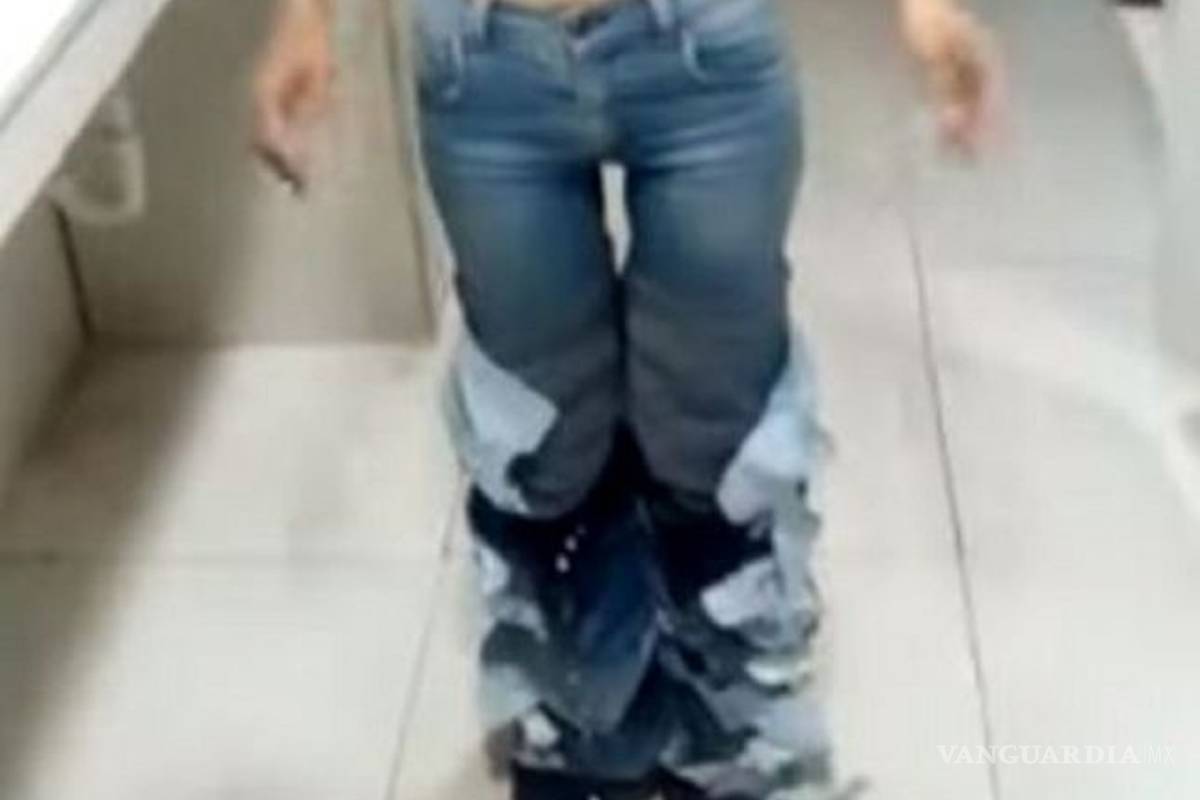 Una mujer intentó robar ocho pantalones, poniéndose unos encima de otros