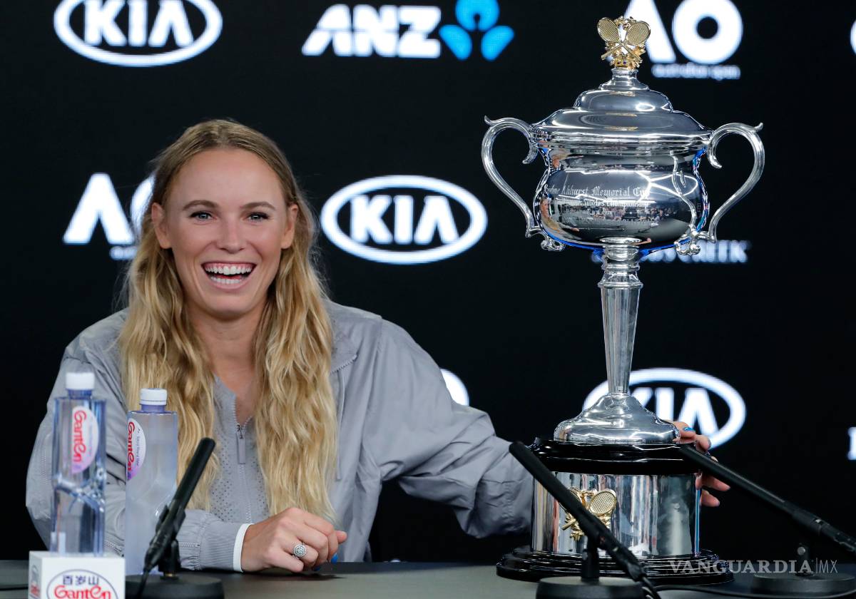 $!Así vivió Caroline Wozniacki su victoria en el Open de Australia