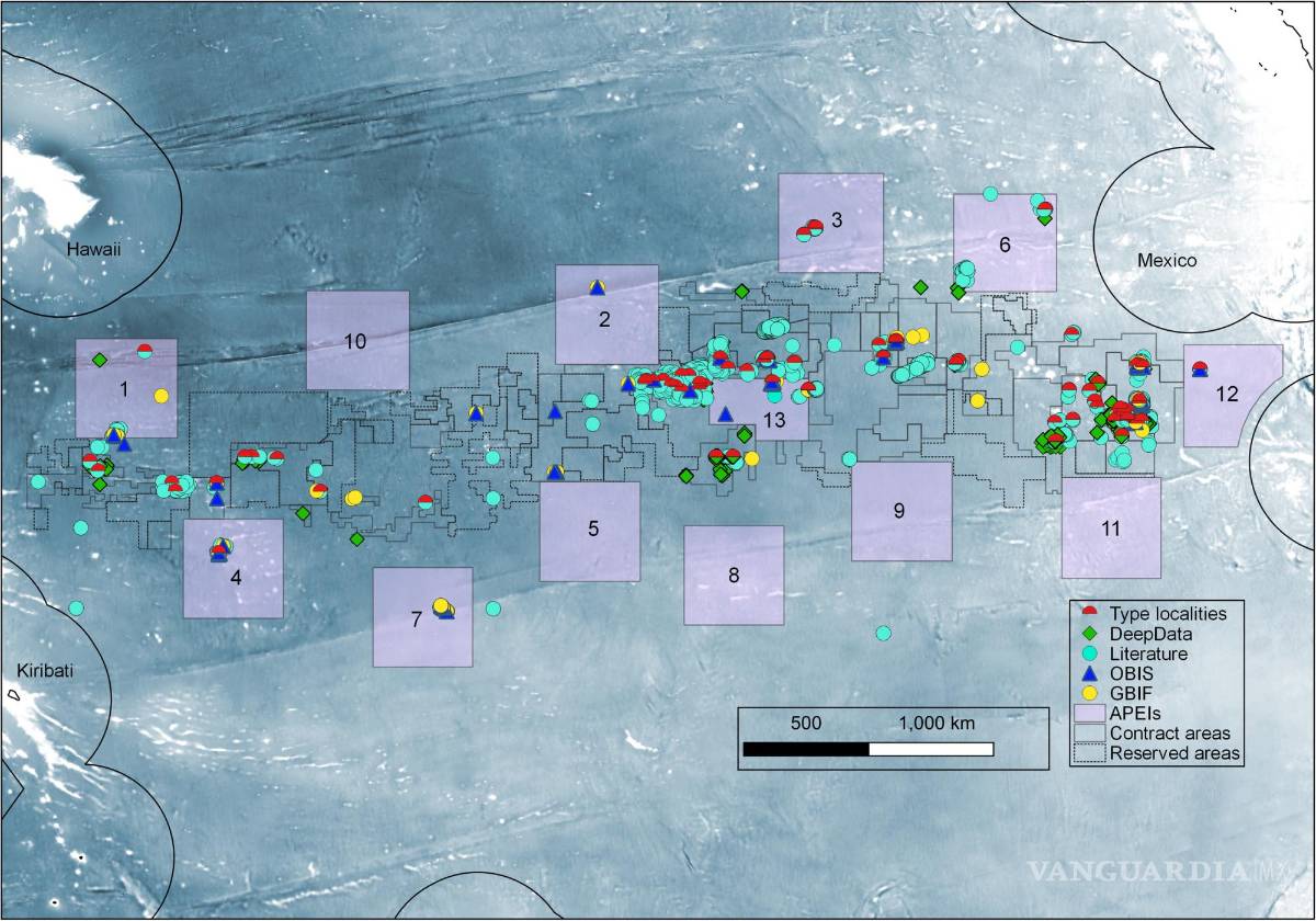 $!Áreas de Especial Interés Ambiental (APEIs) y las áreas de contrato minero de exploración, tanto activas como reservadas.