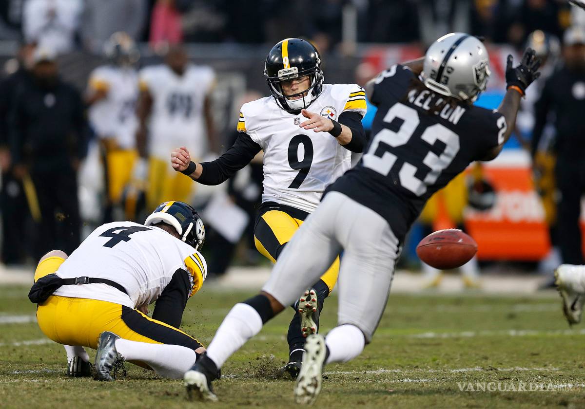 $!Un 'resbalón' de los Steelers le da el triunfo sorpresivo a los Raiders