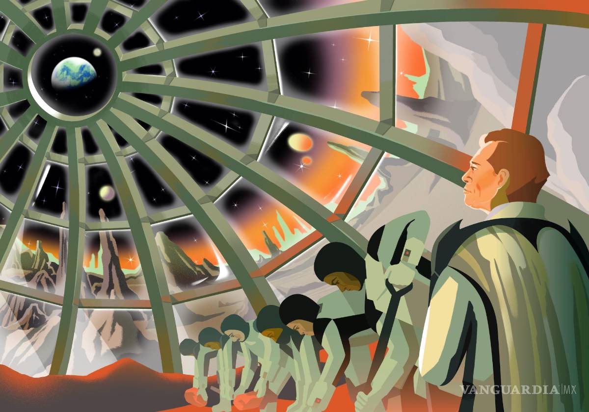 $!Los empleados de SpaceX están trabajando en planes para una ciudad marciana, incluidos hábitats en forma de cúpula.