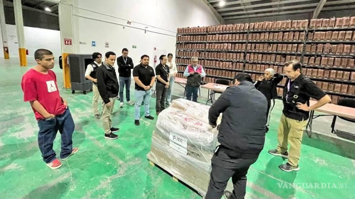 Llegan a Coahuila boletas para elección del 7 de junio