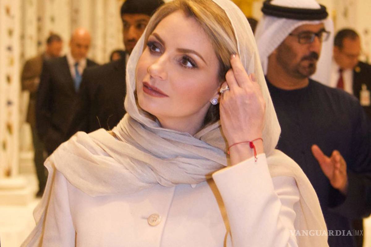 Así lució Angélica Rivera por Medio Oriente
