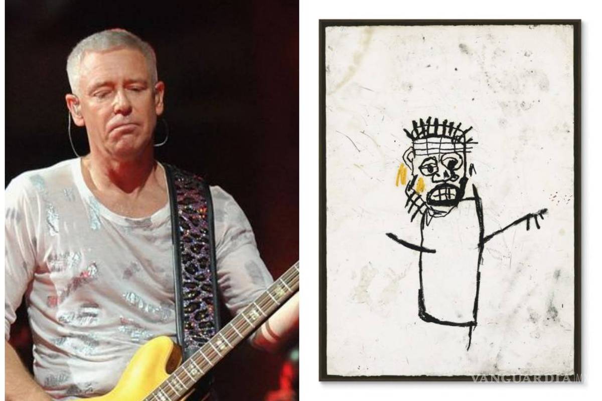 Subastarán un autorretrato de Basquiat de la colección del bajista de U2