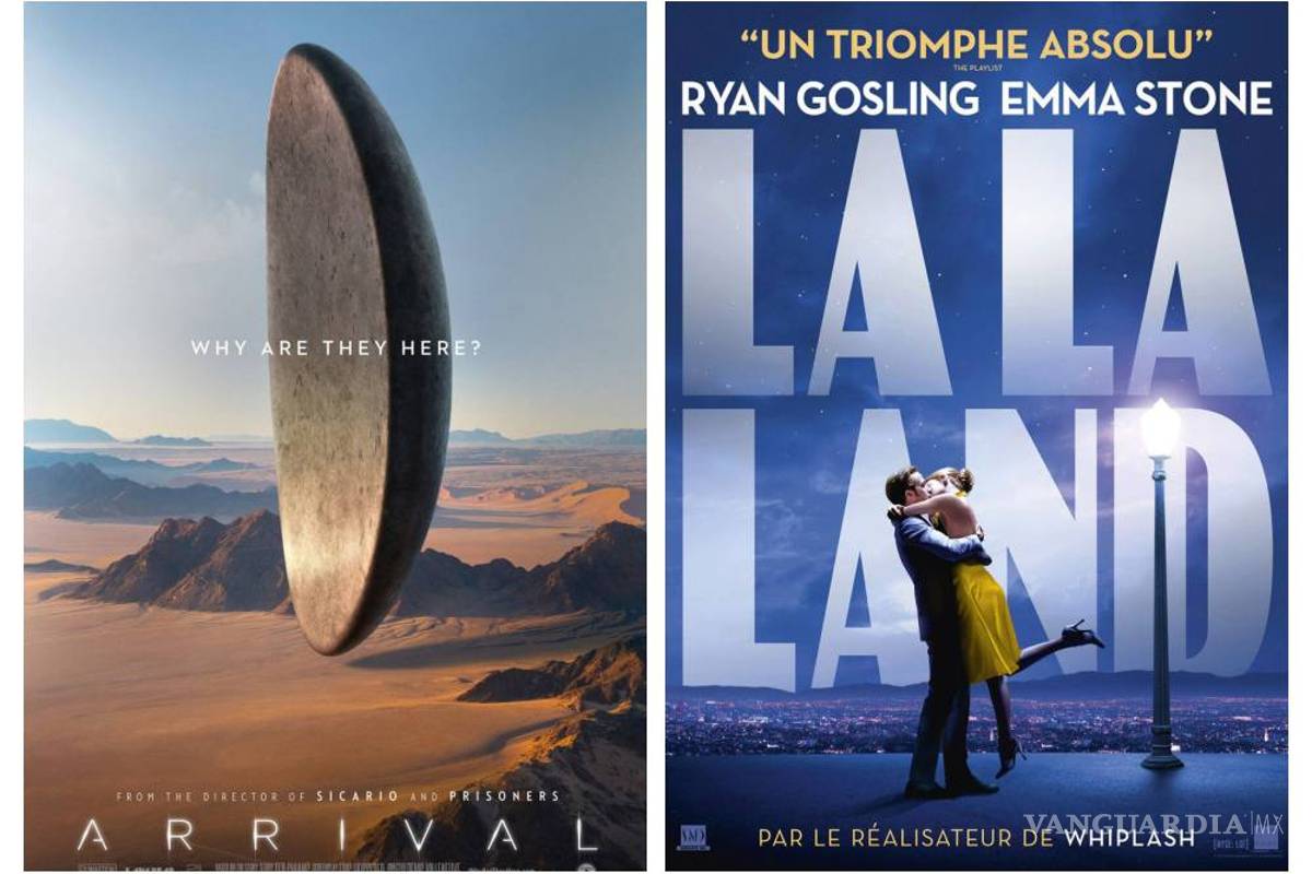 &quot;Arrival&quot; y &quot;La La Land&quot;, entre las 10 mejores películas de 2016