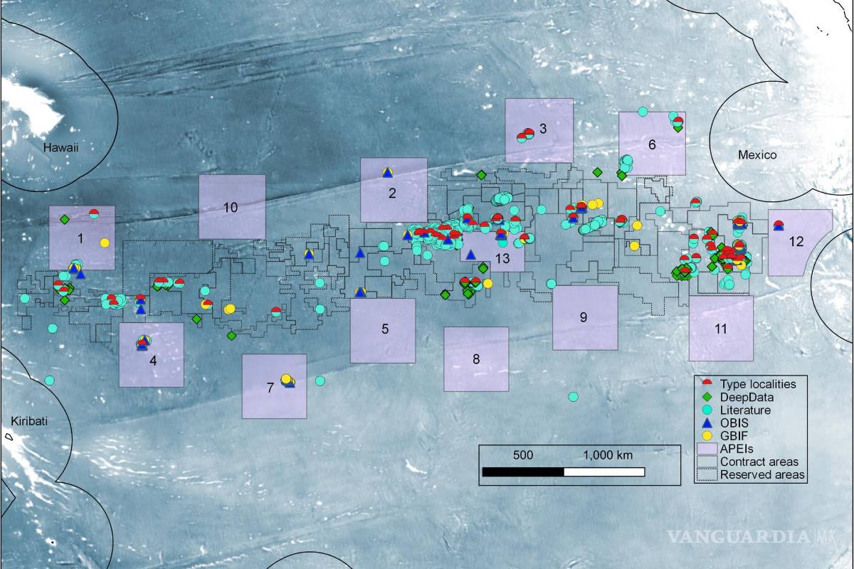 $!Áreas de Especial Interés Ambiental (APEIs) y las áreas de contrato minero de exploración, tanto activas como reservadas.