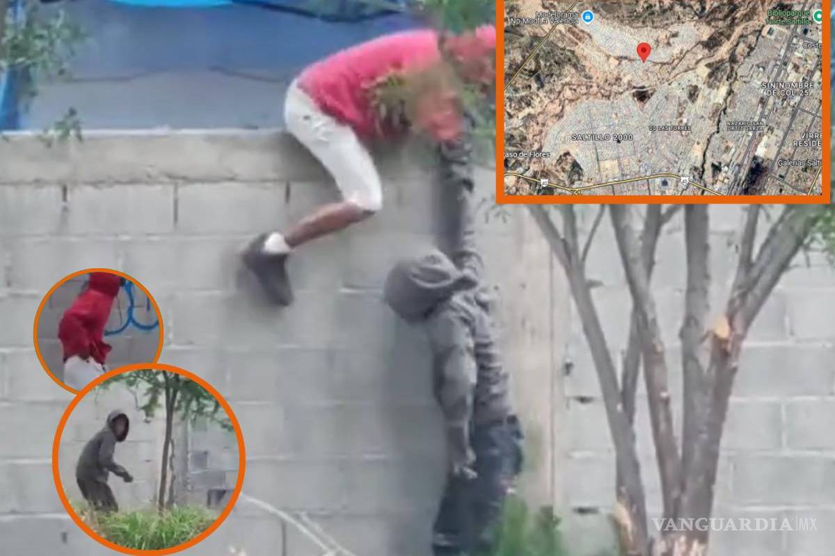 ¿Los has visto? Exhiben a ladrones de la Saltillo 2000 (VIDEO)