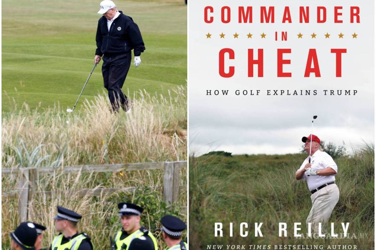 Trump es un gran tramposo, según libro de Rick Reilly un ex columnista de Sports Illustrated