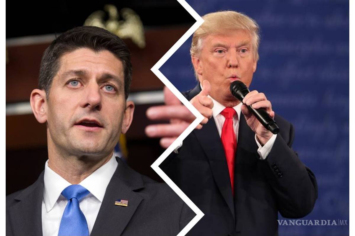 Trump llama “incompetente” a Ryan