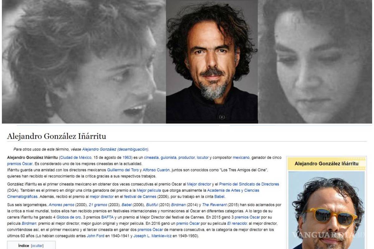Por serie de Luis Miguel Wikipedia cambia biografía de Alejandro González Iñárritu